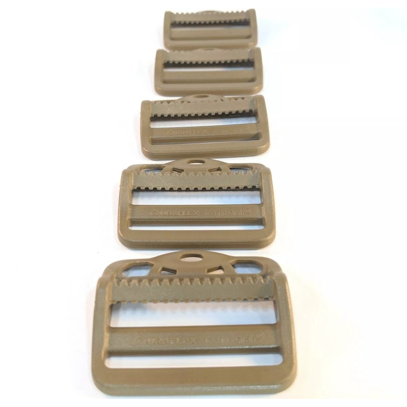 Duraflex (5 Pack) 2”Inch(50mm) Curved Ladder Lock / Slider Buckles/Tensio