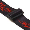 Elagon (RFD) Red Flamed Guitar Strap for Electric, Acoustic and