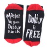 Bagima Christmas Stocking Stuffers 1 Pair Novelty Socks Master Has