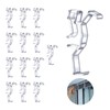 15 Pcs Valance Clips Window Blinds Hidden Clips Plastic Hidden