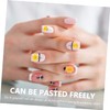 Vaguelly 8 Sheets Sunflower Nail Decals Water Transfer Stickers for