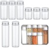 Lafuntar Mini Camping Seasoning Bottle Set, Empty Camping Spice Bottle