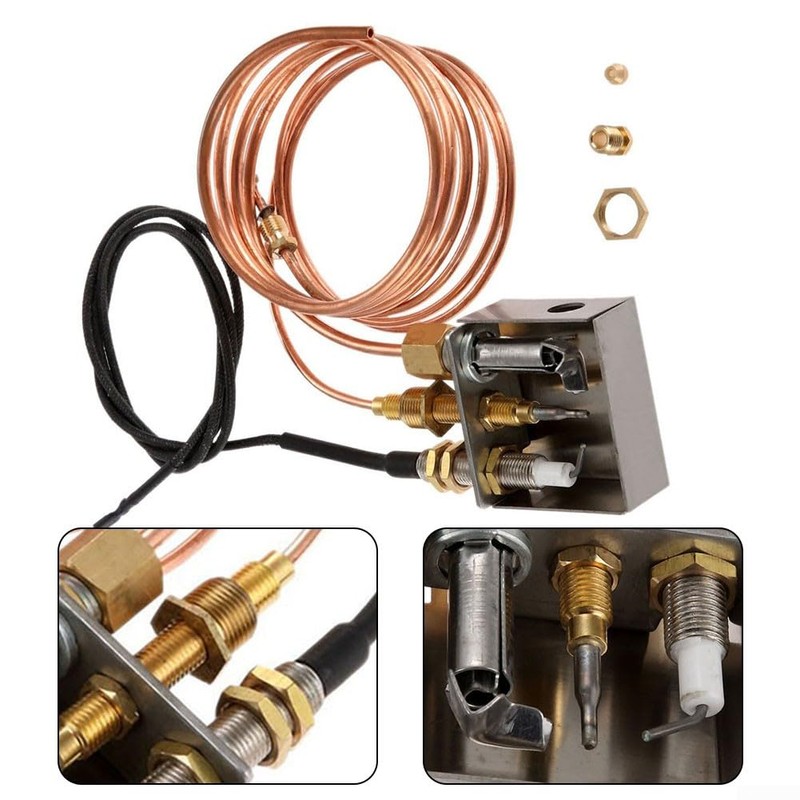 Pilot Burner Assembly, Gas Burner Thermocouple, Propane Igniter Kit for