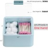Tecbeauty Large Qtips Holder - 2 Grids Cotton Swabs Dispenser