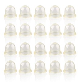 Trolleyshop Replace Homelite Echo Ryobi Zama Poulan Primer Gas Fuel Bulb Pump Bulbs 0057003 0057004 0058001 Echo 12538108660 Hometile A01195A Pack of 20pcs