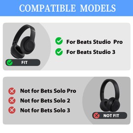 Studio Pro Headband Replacement Parts Accessories Repair Kit Compatible with Beats Studio Pro 2023 Model A2924/ Studio 3 Model A1914 Headphones-Navy