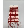 Trendy Adjustable Red String Bracelet Saint Benedict Pack of 12