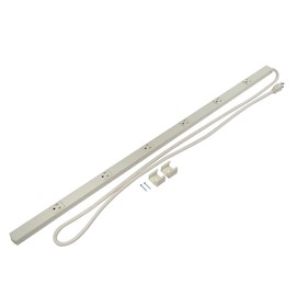 Legrand - Wiremold Wall Mount Power Strip, Ivory Under Counter Power Strip, 6 Foot Kitchen Power Strip, 6 Outlet Power Strip to Use as Cable Management Power Strip, PM36C