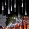 LED Meteor Shower Rain Lights,Drop/Icicle Snow Falling Raindrop 30cm 8
