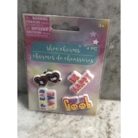 Greenbrier 4 Pc Shoe Charms-Spread Love ShipN24Hours-G