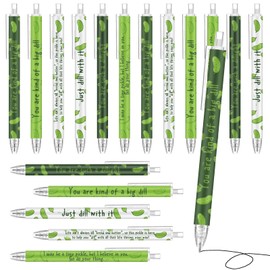 Jetec 48 Pcs Back to School Pickle Pens Inspirational Ballpoint Pens Bulk Motivational Employee Appreciation Gifts Black Ink for Pickle Lovers First Day of School Gift for Students Teacher