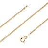 Avesano 101041-5 Classic Women's Curb Chain Necklace 1.4 mm Wide