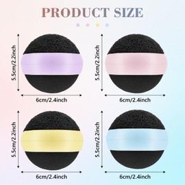 Suclain 4 Pack Easter Gift Touch Screen Cleaner Balls Phone Cleaning Ball Microfiber Touch Car Screen Glass Cleaner for Computer Laptop Cell Phone Monitor Graduation