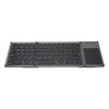 Portable Bluetooth Keyboard Foldable Multi Device Travel Keyboard with Touchpad
