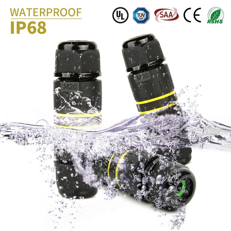 IP68 Waterproof Junction Box Outdoor External Sleeve Coupler,M20 Cable Connector