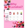 Lunakai Probióticos Prebióticos 60gom Salud Intestinal Bayas Mixtas