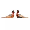 Roses and Mistletoe Thanksgiving Pilgrim Turkey Salt and Pepper Shaker