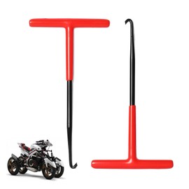 AONAYO 2 Stück Federhaken,Bremsfederzange,Trommelbremse Werkzeug,Auspuff Federhaken,T Haken Federzieher,Federzieher Aus Stahl,Für Motorrad Schneemobil Dirt Bike Fahrrad Moped(16 * 8cm)