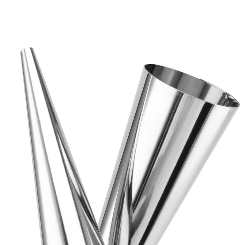 MUKLEI 80 Pcs Cream Horn Molds, 5.5 Inch Stainless Steel