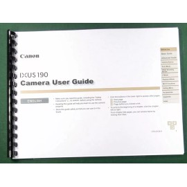 Canon IXUS 190 Instruction Manual: Full Color 146 Pages & Protective Covers