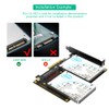 Dual U.2 SSD to PCIe 4.0 X8 Adapter, Support 2