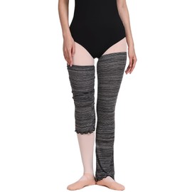 Tacherlia Ballet Flared Thin Leg Warmers 1 Pair 33 Inches Over The Knee For Women (Claret, Small)