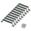 10 Pack Ultimate 4Inch Fence Post Security Brackets (for 100mm/4
