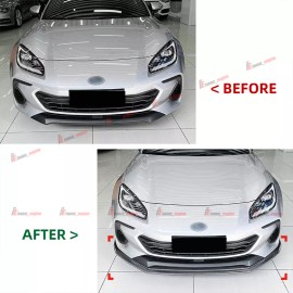 Unbranded For 2021-2024 Subaru BRZ ZD8 STI Style Gloss Black Front Bumper Lip Spoiler