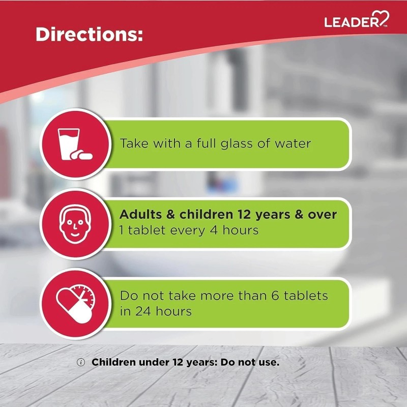 Leader 50 Count Immediate Release Oral Medication Tablets for Safe