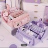 Large Pencil Case High Capacity Holder Box Storage bag Desk