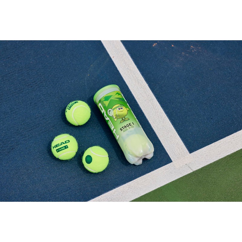 HEAD 3B STAGE 1 Green Junior tennis ball