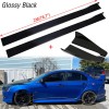 Unbranded Front Bumper Chin Lip Splitter Spoiler Body Kit +
