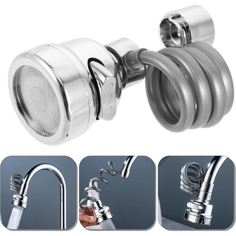 Extensor de Grifo de Cocina con Rociador de 3 Modos