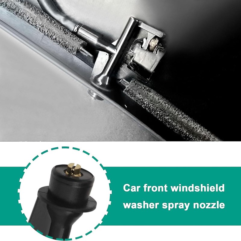 Wjelet 2pcs Front Windscreen Washer Jet 76810T5A003 Car Windshield Washer