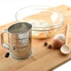Norpro 3-Cup Stainless Steel Rotary Hand Crank Flour Sifter With