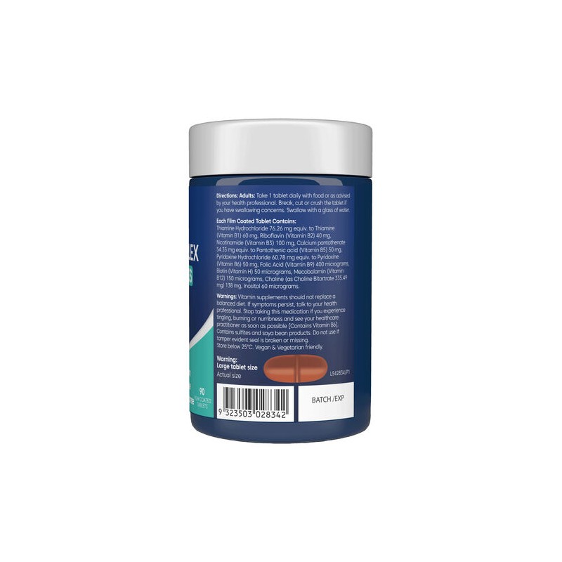 Bioglan Mega B Complex Energy & Stress 90 Tablets