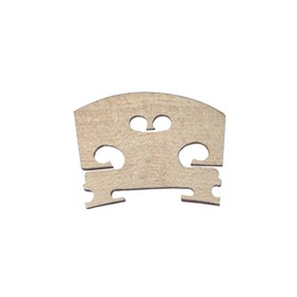Violin Bridge 4/4 also know as Full Size By Zest Plain Violin Bridge in Maple uncut 4/4, 3/4, 1/2 & 1/4 sizes (4/4)
