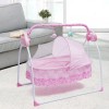 Bluetooth Music Electric Baby Crib Cradle Infant Auto-Swing Bed Rocker