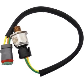 Automotive-leader 224-4536 3PP6-1 Fuel Rail Pressure Sensor Replacement for On Highway C7 C9 Diesel Engine Replacement for Caterpillar CAT C7 3126 C15 MXS BXS NXS 2244536 194-6726 1946726