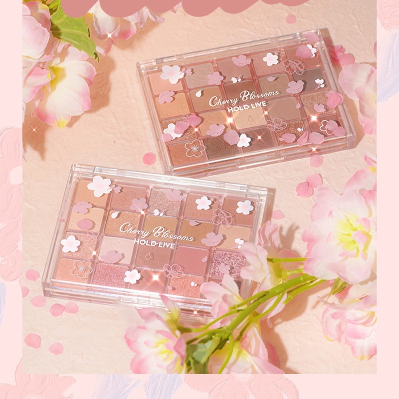 HOLD LIVE 20 Colors Eyeshadow Palette High Pigmented Glitter Matte
