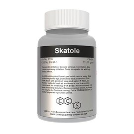 Skatole (3-Methylindole) - | High Purity White Crystalline Solid for Perfumery, Research, and Flavor Applications | (5 Grams)