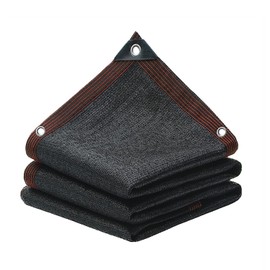 [3rd Generation] Blackout Net, Sun Shade, 95% Anti-UV Net, Dustproof, High Density Polyethylene, 18 Pins, Veranda, Carport, Roof, Yard, Party, Hallway, Spread Edge (6.6 ft x 2 m)