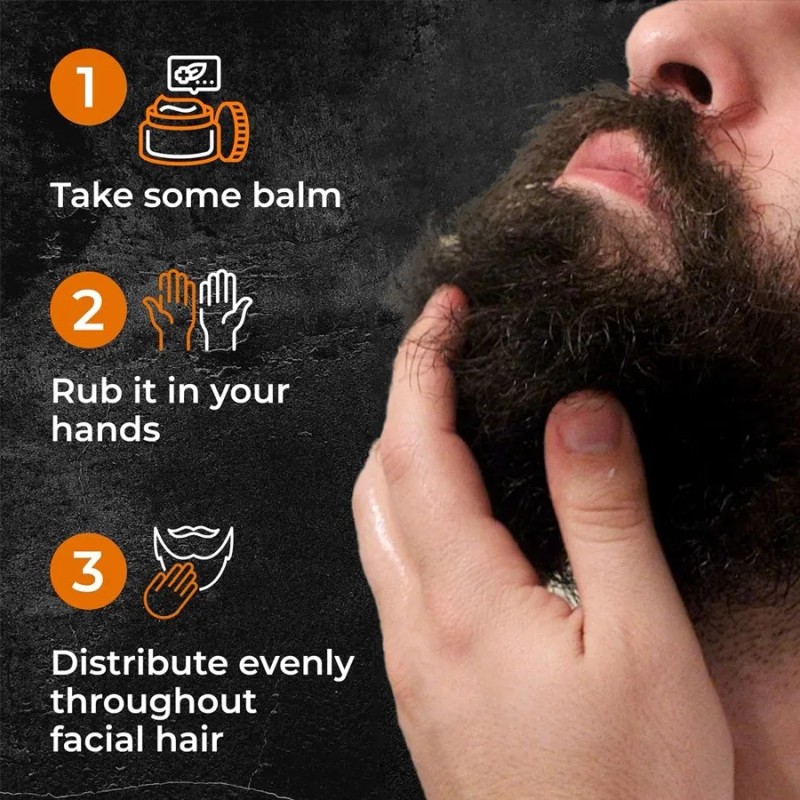 2 Meses Tratamiento For Barba Y Bigote Bálsamo,20% Estímulos