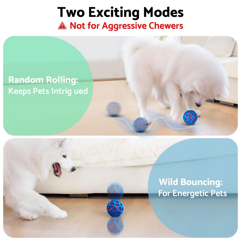 seagi Interactive Dog Toys – Durable Automatic Bouncing & Vibrating