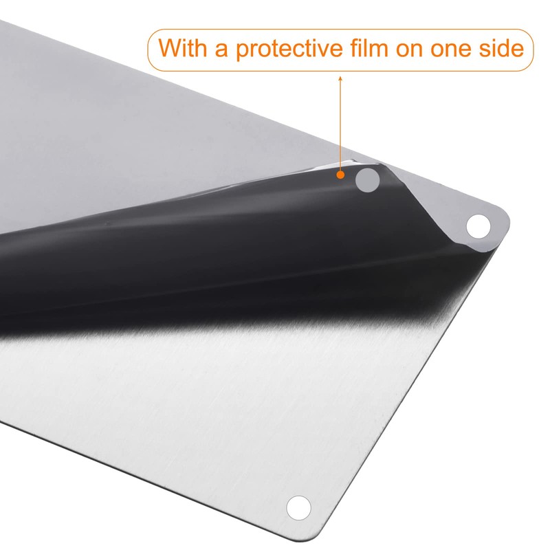 QUARKZMAN Pack of 15 80 x 30 mm Stainless Steel