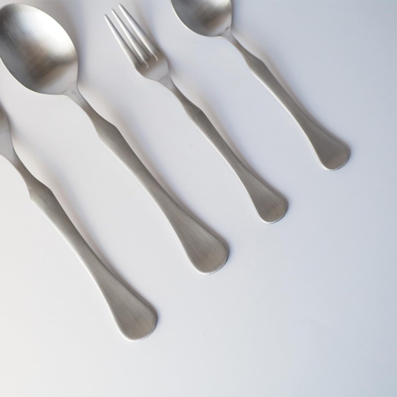 Takakuwa Metal Sway Teaspoon, Silver, Size: Approx. 5.3 inches (13.7