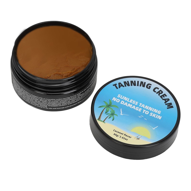 Tanning Cream Plant Based Moisturizing Sunless Tanning Waterproof Hydrating Self