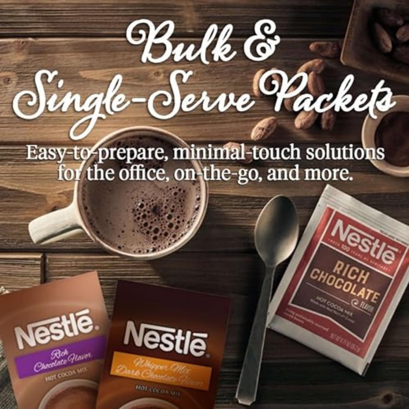 Nestle Hot Chocolate Packets, Hot Cocoa Mix, Rich Chocolate Flavor,