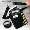 MELINON Restaurant Waiter Waist Money Pouch Bag, Serving Apron, Check