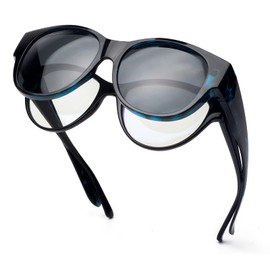 Face Shadow Polarized Sunglasses Fit Over Glasses for Women Oversized Sunglasses to Go Over Glasses UV Protection Lightweight